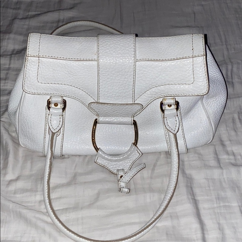 Dolce and Gabbana white medium sized purse.